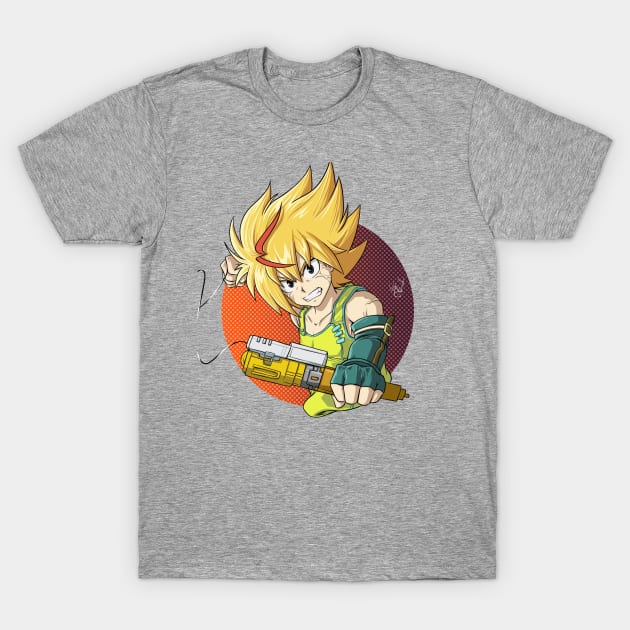 Free de la Hoya launching - Beyblade Burst Turbo / Super Z T-Shirt by Kaw_Dev